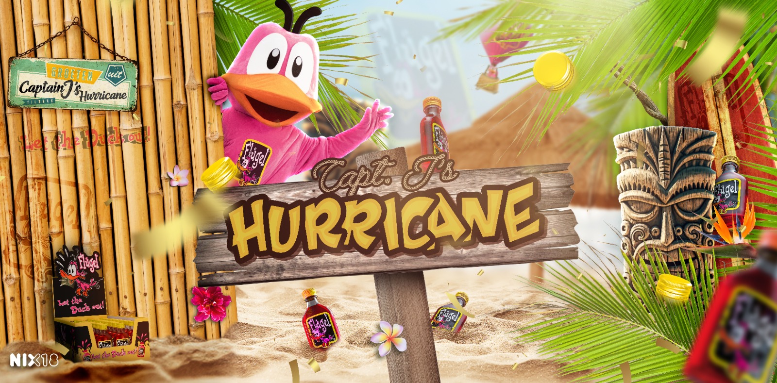 Hurricane Beach Banner